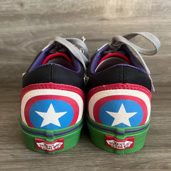 Vans Marvel Avengers Old Skool Multi Shoes Women's NWOB - Picture 5 of 9